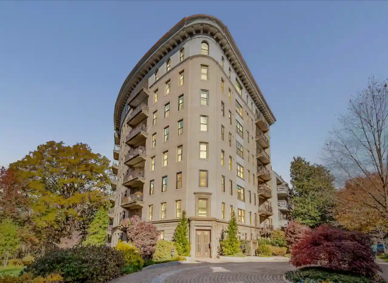 An iconic building in Connecticut Avenue, Washington, DC with great balconies